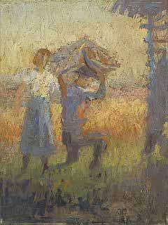 Ivan Grohar Zetev oil painting image